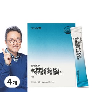 오한진 프리바이오틱스 FOS 플러스, 120g, 4개