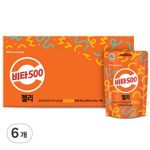 비타500 젤리, 480g, 6개