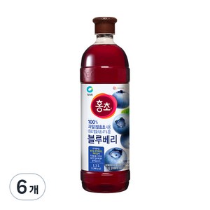 홍초 블루베리, 1.5L, 6개