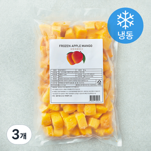 애플망고 (냉동), 3개, 1kg