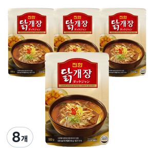 진한 닭개장, 550g, 8개