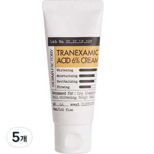 더마팩토리 트라넥삼산 6% 크림, 30ml, 5개