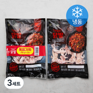 마니커 맛있는 닭발 250g x 2p + 소스 100g x 2p (냉동), 3세트