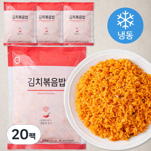 푸르온 김치 볶음밥 (냉동), 270g, 20팩