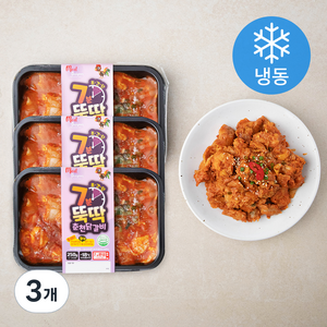 미트디자이너스 전자레인지용 간편요리 7분뚝딱 춘천닭갈비 3팩 (냉동), 750g, 3개