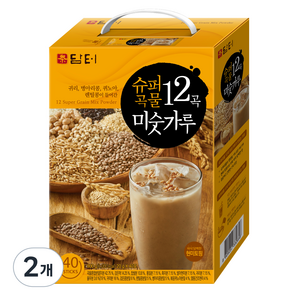 담터 슈퍼 곡물 12곡 미숫가루, 20g, 40개입, 2개