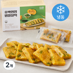 떡편 호박영양 밥알찰떡 15개입 (냉동), 675g, 2개