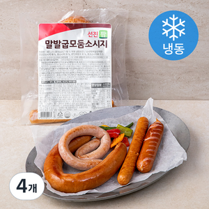 말발굽 모둠소시지 (냉동), 405g, 4개