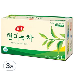 동서 현미녹차, 1.5g, 90개입, 3개