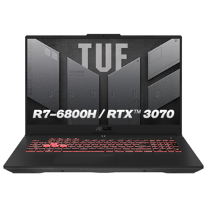 에이수스 TUF 게이밍 A17 라이젠7 라이젠 6000 시리즈 지포스 RTX 3070, Mecha Gay, 512GB, 16GB, Fee DOS, FA707RR-HX021