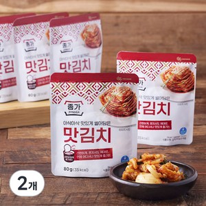 종가 투어 맛김치 5개입, 400g, 2개