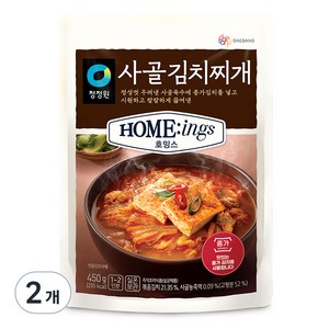 청정원 호밍스 사골 김치찌개, 450g, 2개