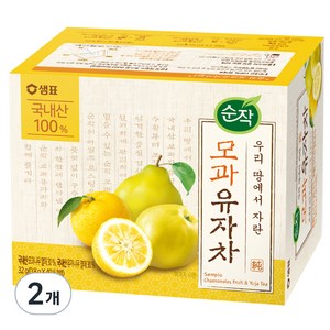 순작 모과 유자차 티백, 800mg, 40개입, 2개