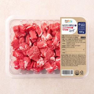 딜리조이 호주산 소고기 척아이롤 국거리용 (냉장), 400g, 1개