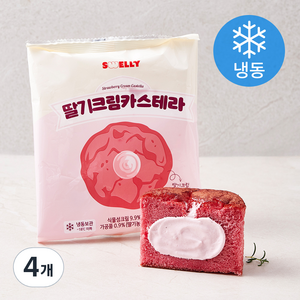 스웰리 딸기크림 카스테라 (냉동), 105g, 4개