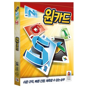 코리아보드게임즈 원카드 보드게임, 혼합색상, 1개