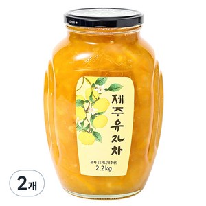 제주 과일청 유자차 2.2kg, 1개입, 2개