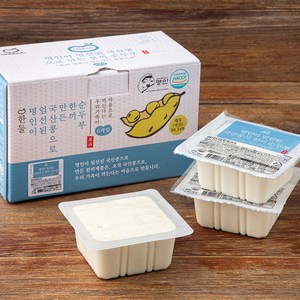 한둘 명인이 엄선된 국산콩으로 만든 한끼 순두부, 150g, 6개