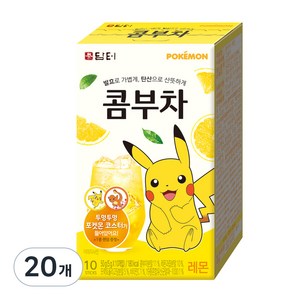 담터 포켓몬 콤부차 레몬, 5g, 10개입, 2개