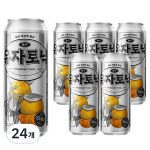 클룹 리얼 토닉 유자, 500ml, 24개