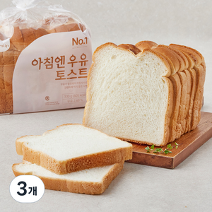 삼립 아침엔 우유토스트 식빵, 660g, 3개