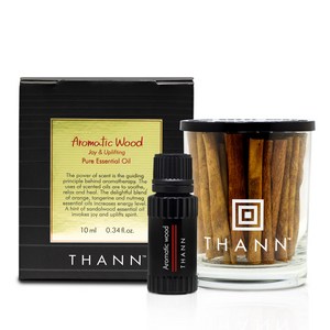 THANN 에센셜 오일, 아로마틱 우드, 10ml, 1개