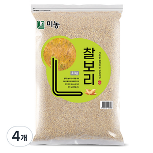 미농 쌀찰보리쌀, 4kg, 4개