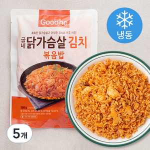 굽네 닭가슴살 김치볶음밥 (냉동), 200g, 5개