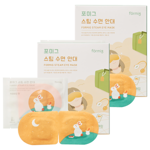 포미그 온열 스팀 수면안대 카모마일, 10개입, 2개