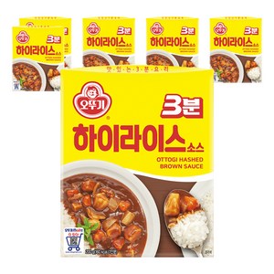 오뚜기3분 하이라이스 소스, 200g, 6개