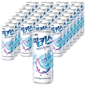 밀키스 탄산음료, 250ml, 60개
