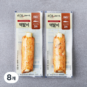 고래사어묵 떡말이, 90g, 8개