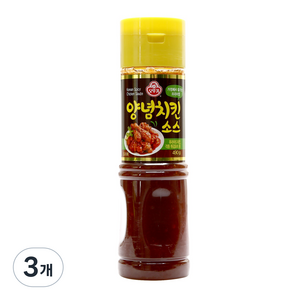 오뚜기 양념치킨 소스, 3개, 490g