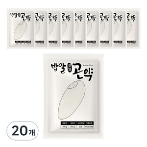 글로델 밥알 모양 곤약, 200g, 20개