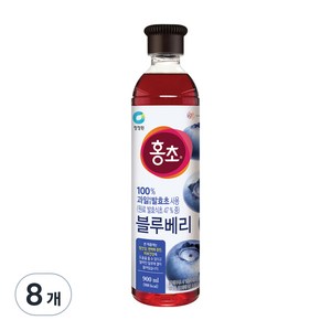 홍초 블루베리, 900ml, 8개