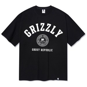 고스트리퍼블릭 GRIZZLY 클럽 오버핏 반팔티 GT-332