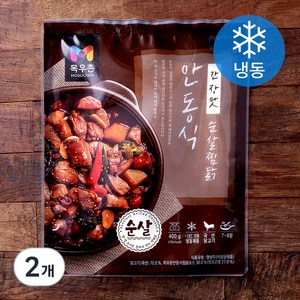 목우촌 안동식 순살찜닭 (냉동), 400g, 2개