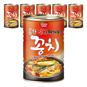 동원 김치찌개용 꽁치 통조림, 300g, 6개