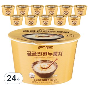 곰곰 간편 누룽지, 60g, 24개