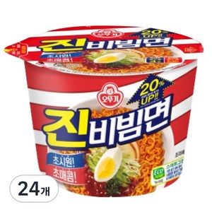 오뚜기 진비빔면 용기 132g, 24개