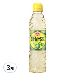 오뚜기 매실 식초, 900ml, 3개