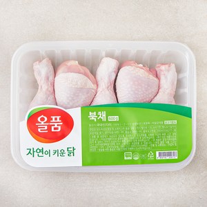 올품 무항생제 인증 자연이키운닭 다리 (냉장), 600g, 1팩