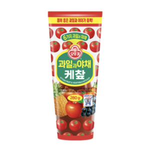 오뚜기 과일과 야채케찹, 280g, 2개