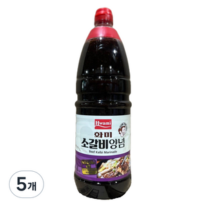 화미 소갈비양념, 5개, 2kg