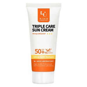 더블유피부연구소 트리플케어 선크림 SPF50+ PA++++, 60g, 1개