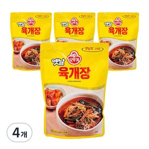 오뚜기 옛날 육개장, 500g, 4개