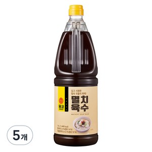 몽고식품 멸치육수, 1.8L, 5개