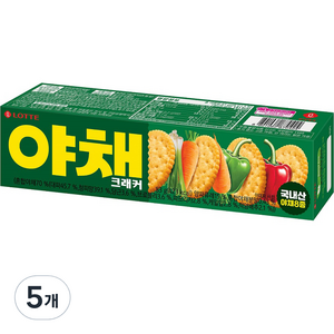 야채 크래커 과자, 5개, 83g