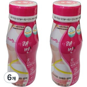 상쾌한변화 쾌변 음료, 145ml, 6개