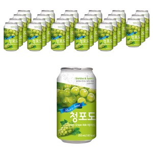 일화 청포도 에이드, 350ml, 24개